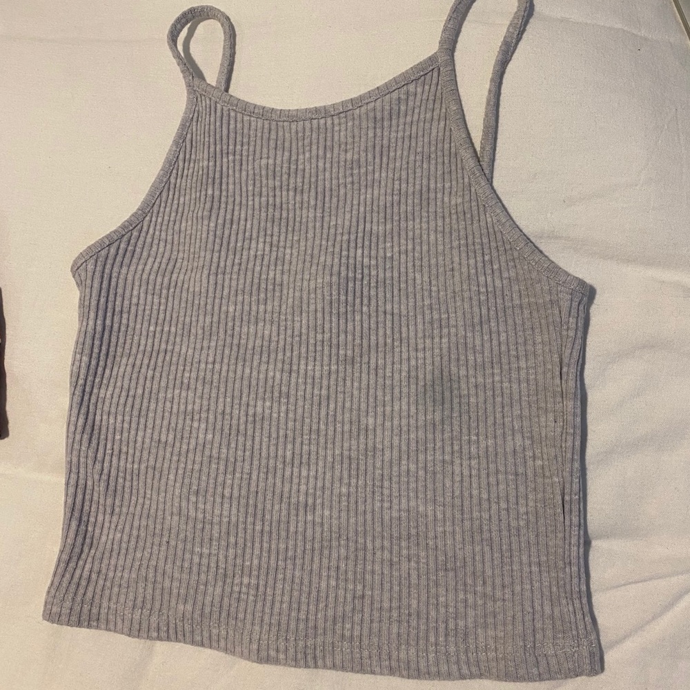 Grey brandy Melville crop top